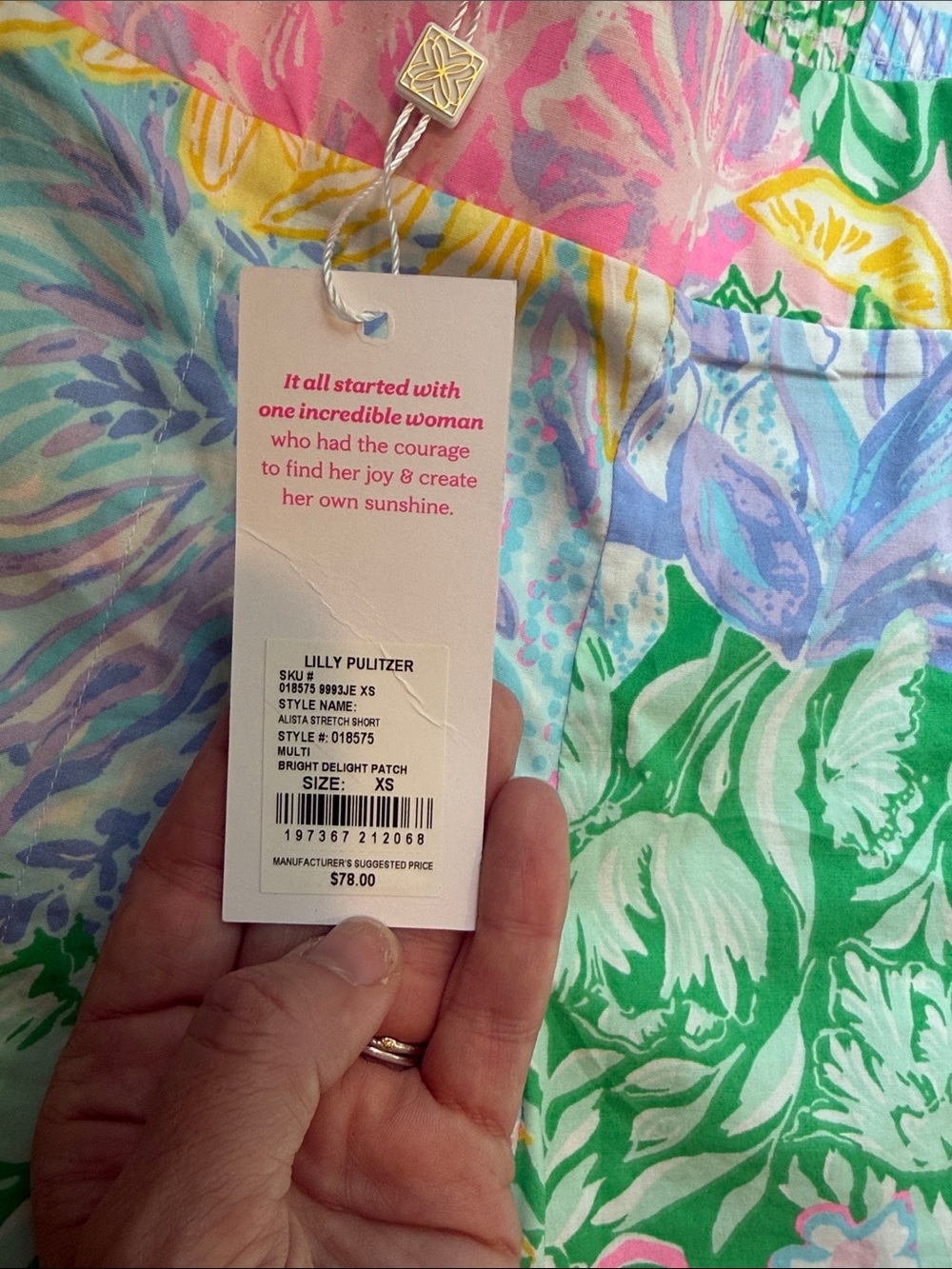 Lilly Pulitzer Multicolor Tropical Floral Shorts - Picture 2 of 4